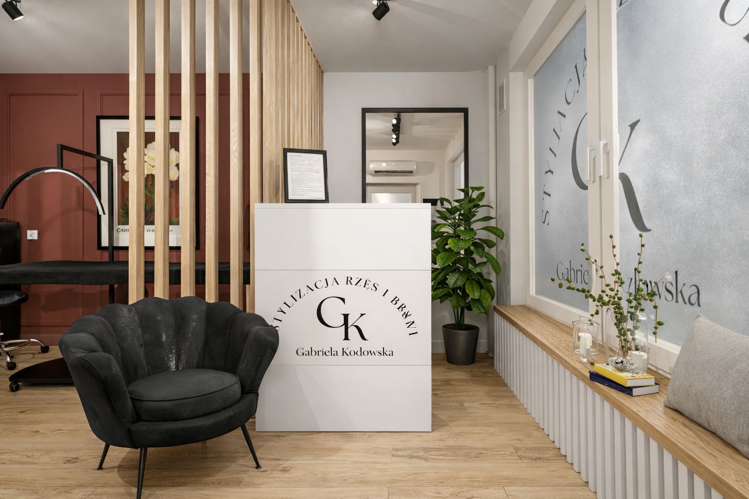 Projekt salonu kosmetycznego 