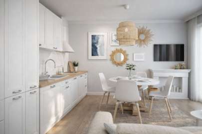 Projekt mieszkania nad morzem 