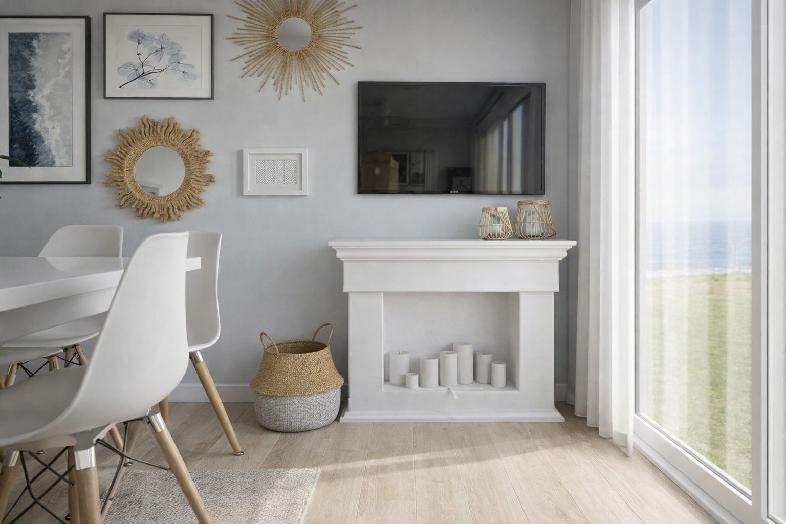 Projekt mieszkania nad morzem 