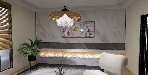 Wizualizacja wnetrza apartamentu 3D