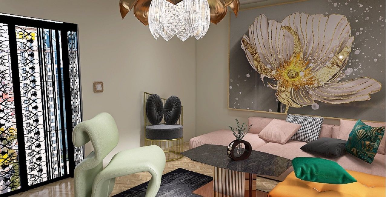 Wizualizacja wnetrza apartamentu 3D