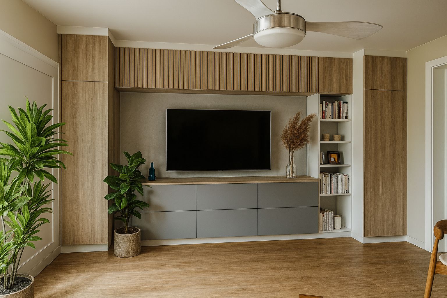 Projekt mieszkania 65m2