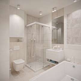 Geometryczny apartament 77 m² (2024, Wrocław)